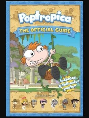 Poptropica The Official Guide — Blue Cover